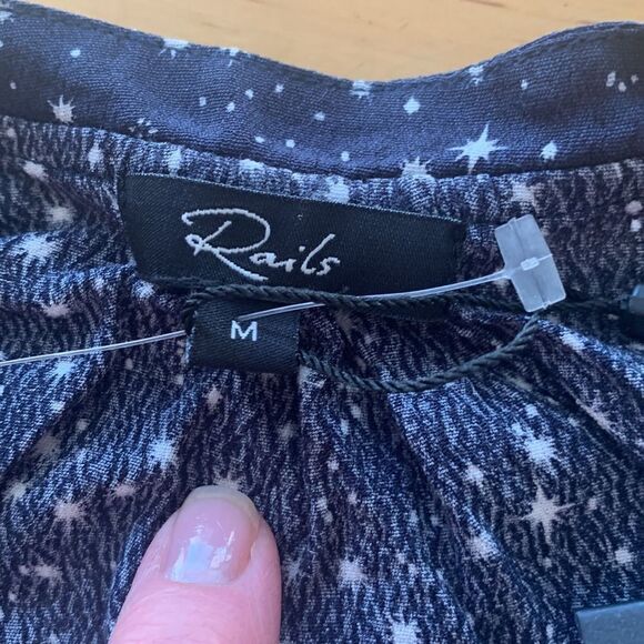 Rails Jasmine Navy Nova Dress Size Medium - Picture 10 of 12